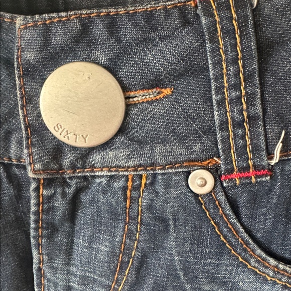 Miss Sixty Blue Denim Skirt with Red Accents - Picture 4 of 7